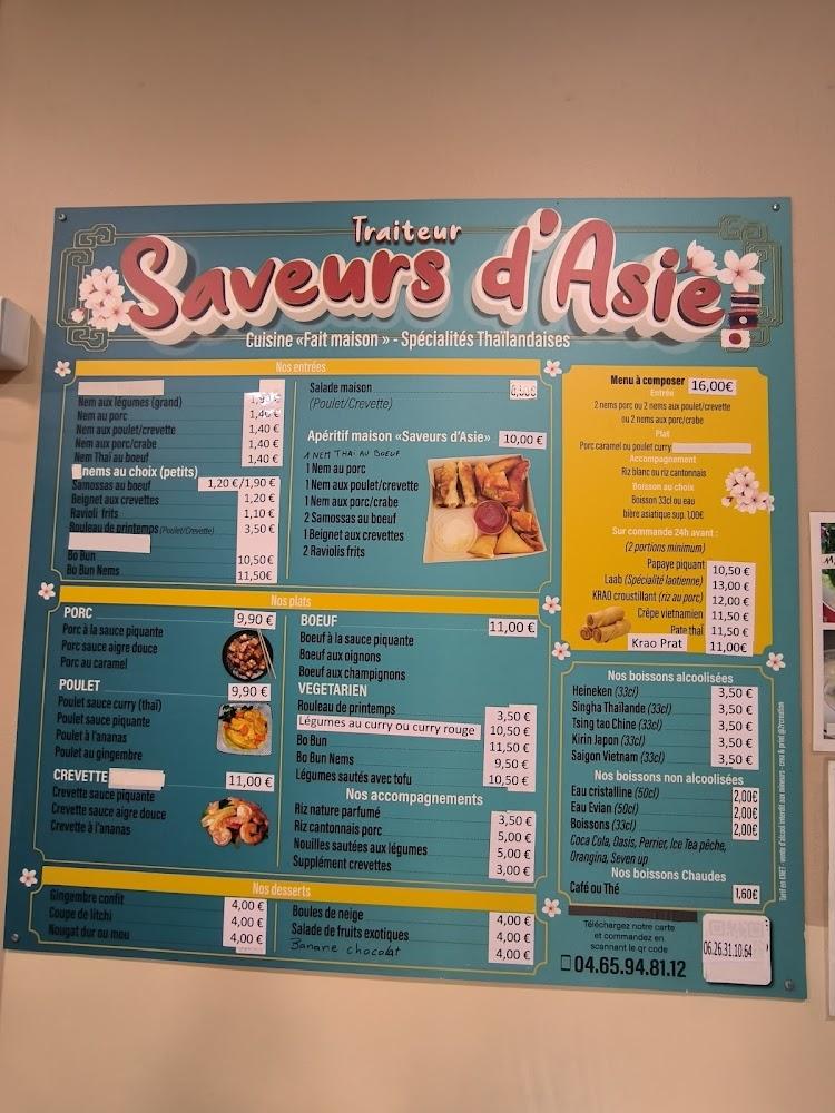 traiteurs Saveurs d’Asie - Menu Image 1